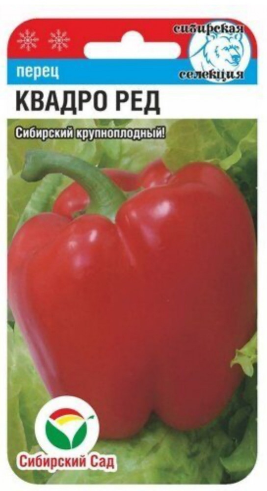 Семена перца «Квадро ред» | Сибирский Сад
