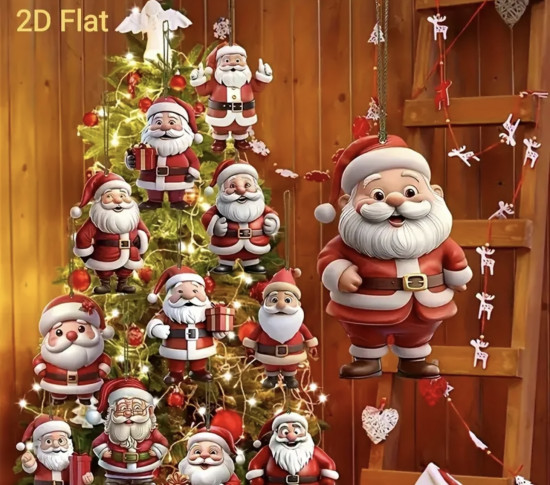 Набор игрушек елочных «Санта»