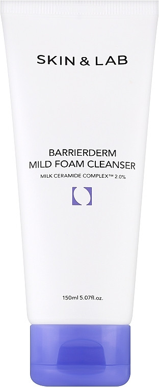 Мягкая пенка для умывания с церамидами «Barrierderm Mild Foam Cleanser» | Skin&Lab