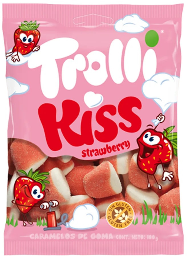 Жевательный мармелад «Клубника со сливками» | Trolli