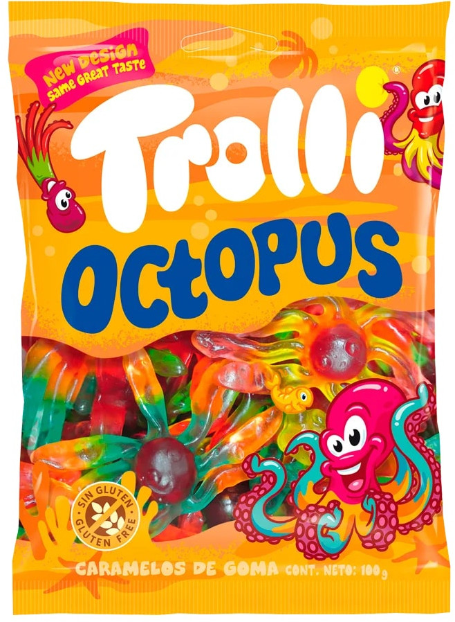 Жевательный мармелад «Осьминог» | Trolli