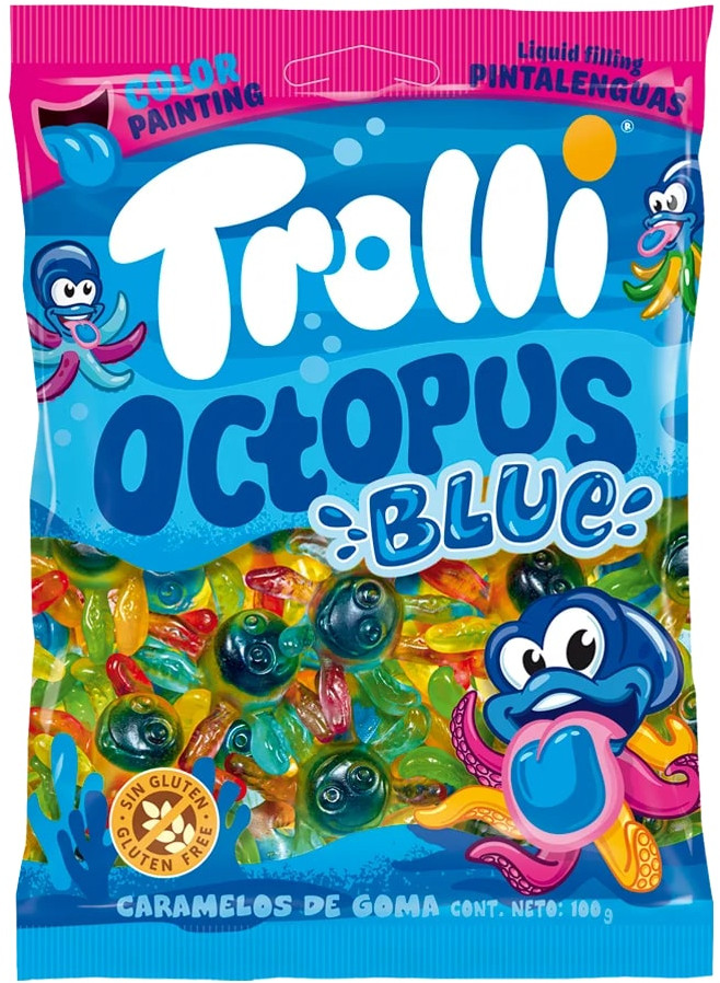 Жевательный мармелад «Голубой осьминог» | Trolli