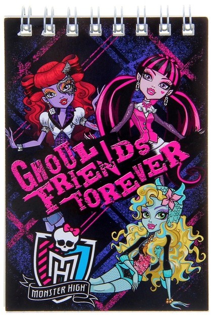 Блокнот | Monster High | Академия групп
