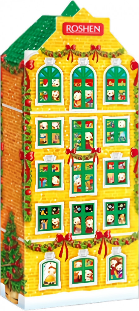 Набор конфет подарочный «Новогодний домик» | Roshen