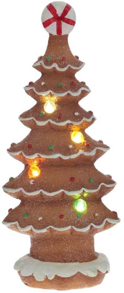 Фигурка декоративная с подсветкой «Пряничная елка» | Remeco club