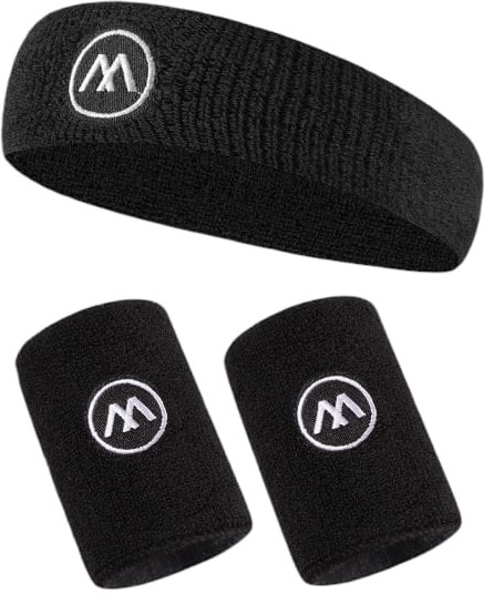 Спортивный набор: повязка и напульсники