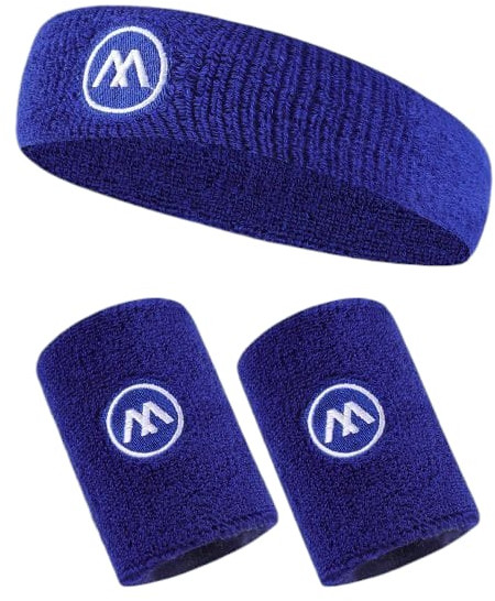 Спортивный набор: повязка и напульсники