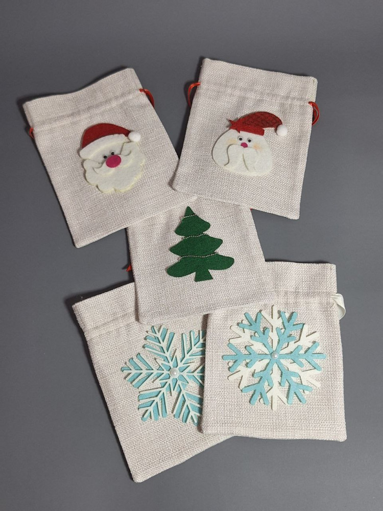 Набор мешочков новогодних | Box.kz