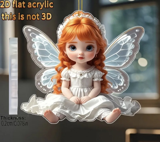 Фигурка акриловая подвесная «Ангел»