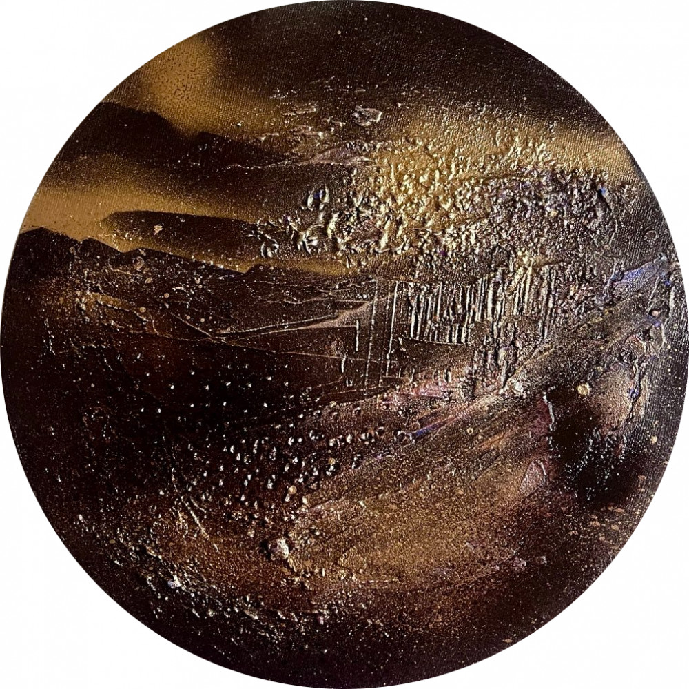 Картина интерьерная авторская «Шепот вершин» | Good Vibes Art