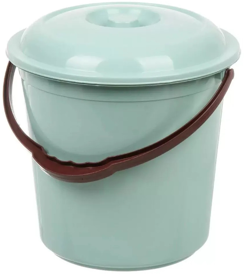 Ведро с мерной шкалой и крышкой | SparkPlast
