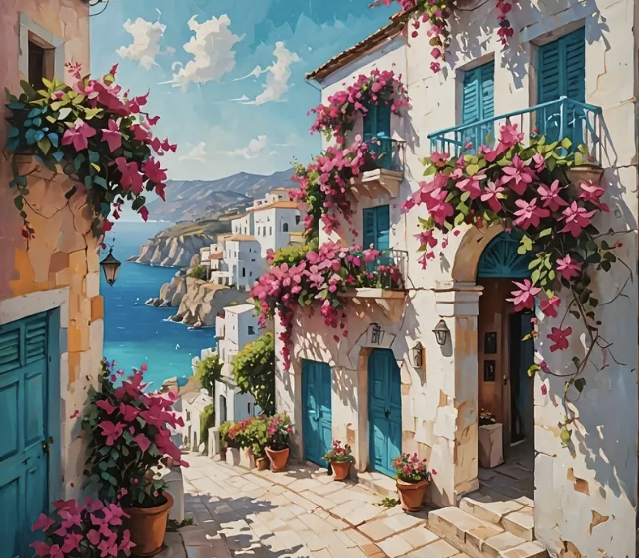 Алмазная мозаика «Городок»