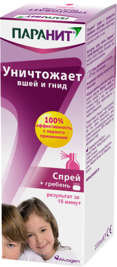 Средство педикулицидное от вшей и гнид «Паранит»