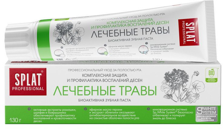 Зубная паста «Лечебные травы» | Professional | Splat