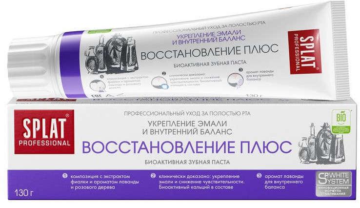 Зубная паста «Восстановление плюс» | Professional | Splat
