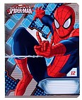 Тетрадь «Spiderman», 12 листов, в ассортименте