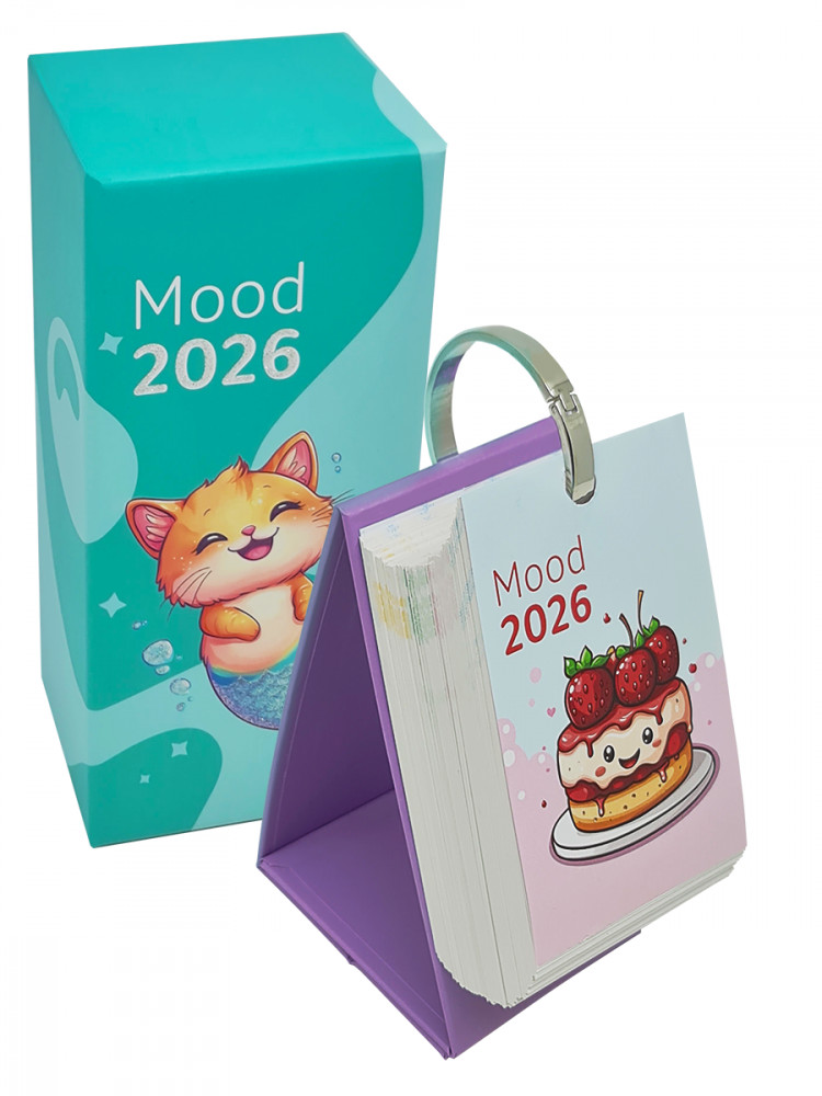 Календарь перекидной настольный «Mood 2026»