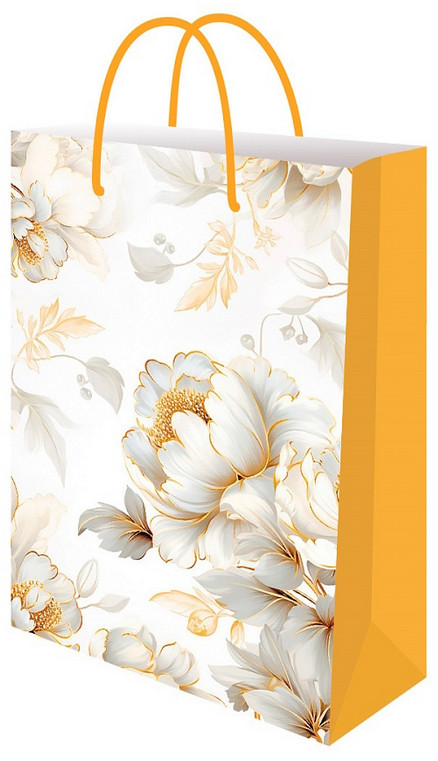 Пакет подарочный «Белые пионы» | Миленд