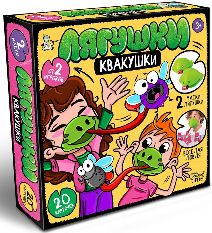 Игра настольная «Лягушки-Квакушки» | Aктив time | Десятое королевство