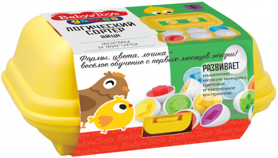 Сортер «Яйца. Фигуры и формы»