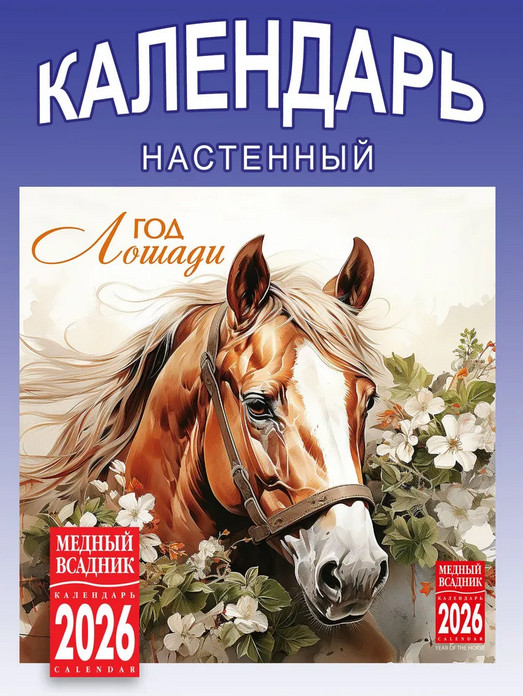 Календарь настенный на 2026 год «Год Лошади» | Календари 2026