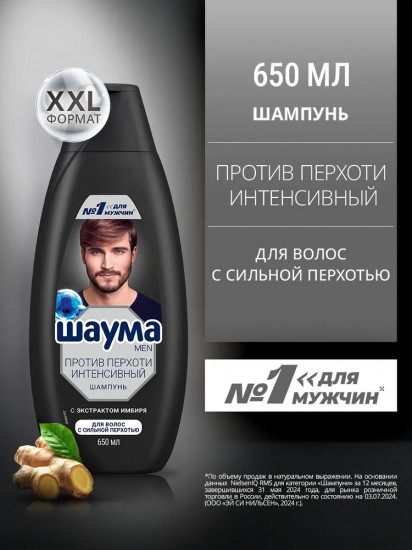 Шампунь для волос против перхоти «Интенсивный»