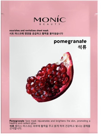 Маска для лица тканевая с экстрактом граната