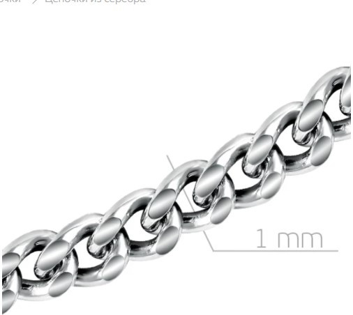 Цепь из серебра