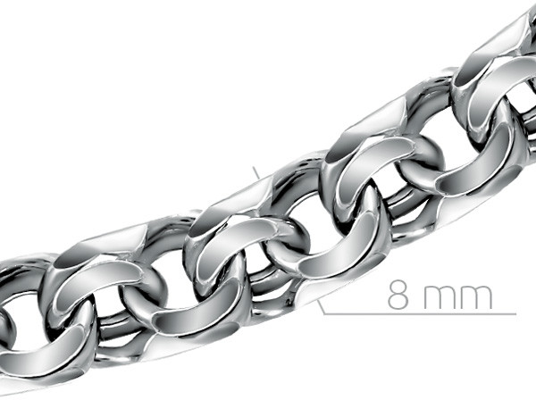 Цепь из серебра | Lucente Silver