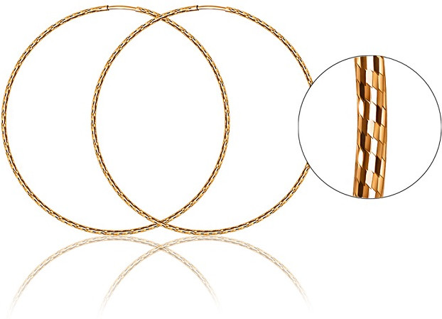 Серьги конго из серебра | Lucente Silver