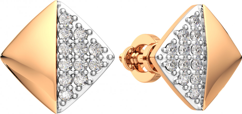 Серьги-пусеты из золота | Lucente