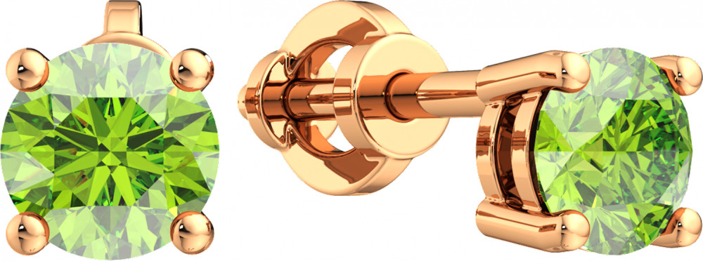 Серьги-пусеты из золота | Lucente