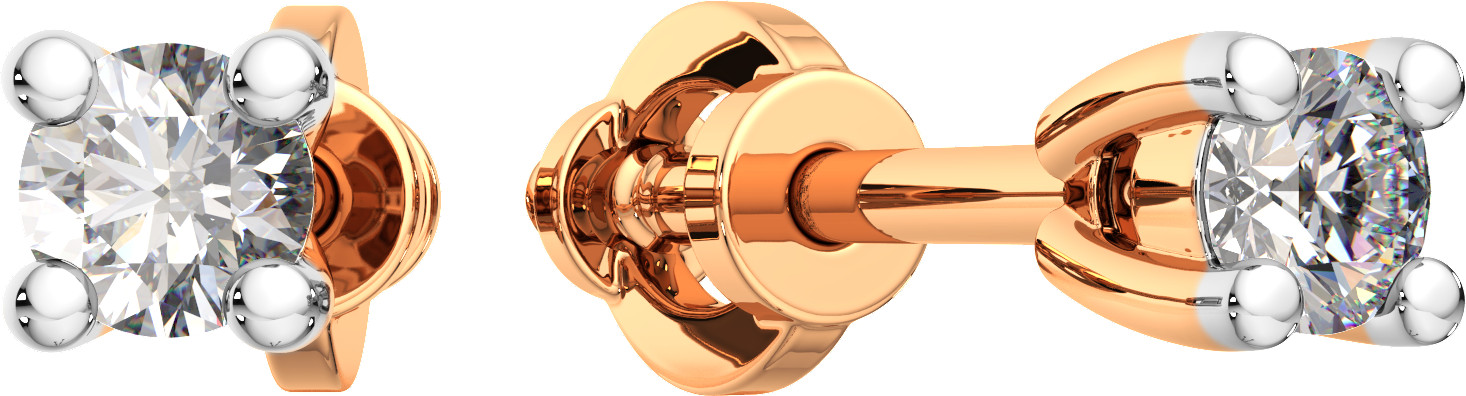 Серьги-пусеты из золота | Lucente