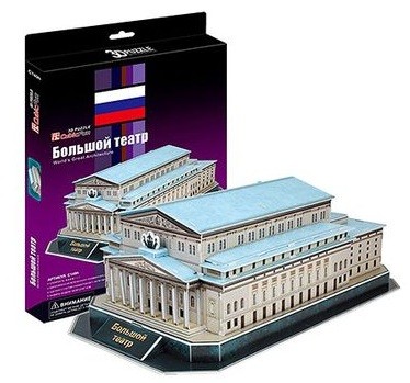Архитектурный 3D пазл «Большой театр» | Шедевры мировой архитектуры | CubicFun