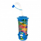 Поильник детский с объемным резиновым элементом «Динозаврик» (400 мл)