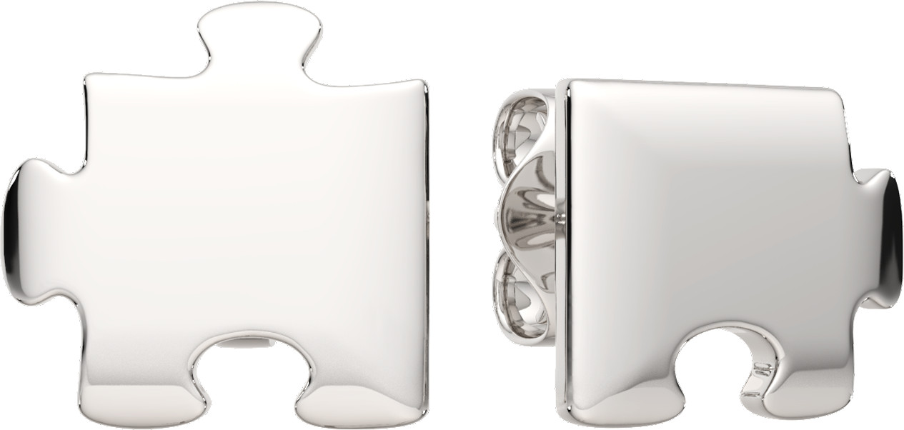 Серьги-пусеты из серебра | Lucente Silver