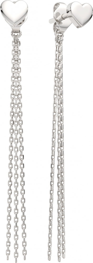 Серьги-цепочки из серебра | Lucente Silver