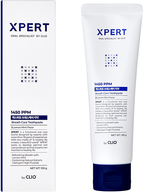 Зубная паста «Breath Care Toothpaste» | Xpert | Clio