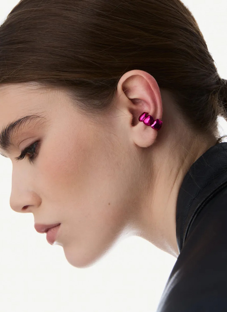 Серьга-кафф из серебра | Цыпа | Sbleskom