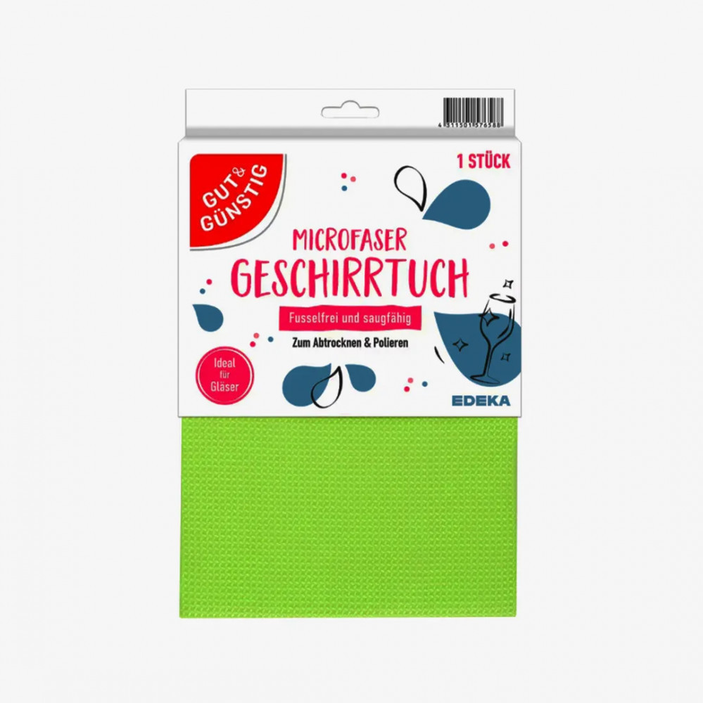 Кухонное полотенце для посуды из микрофибры | Edeka