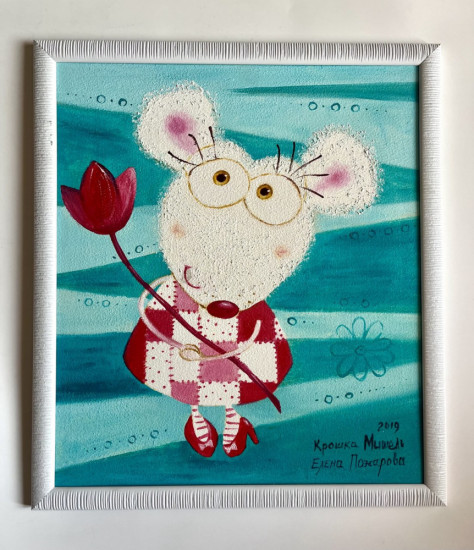 Картина в детскую «Крошка Мишель»