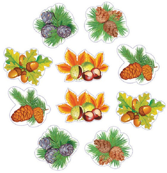 Набор вырубных фигурок для оформления интерьера «Ветки деревьев» | Комплекты на скотче