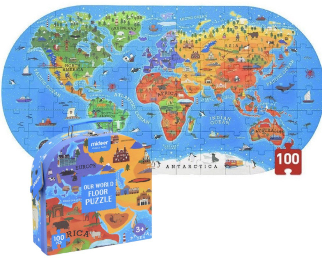 Пазлы «Карта мира»