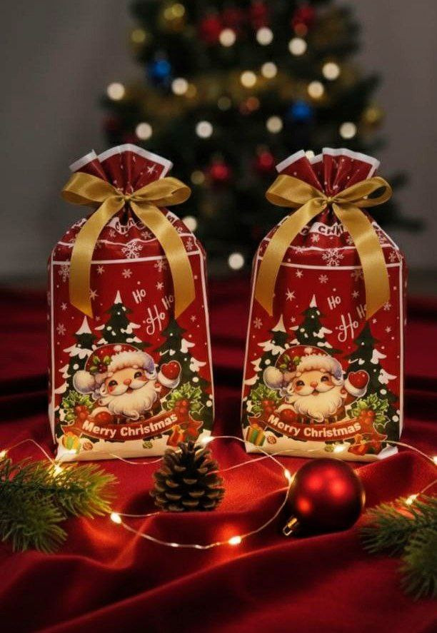 Пакет новогодний для сладостей и подарков