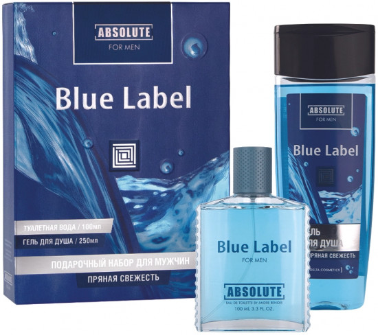 Набор подарочный парфюмированный для мужчин «Blue Label. Пряная свежесть»