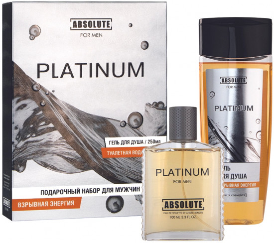 Набор подарочный парфюмированный для мужчин «Platinum. Взрывная энергия»