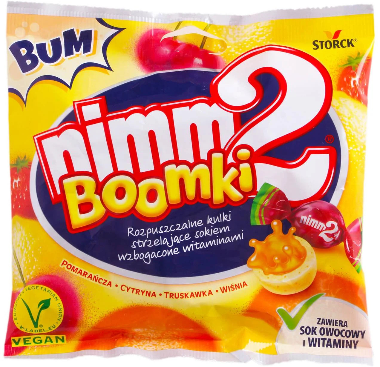 Жевательные конфеты с фруктовой начинкой | Boomki | nimm2