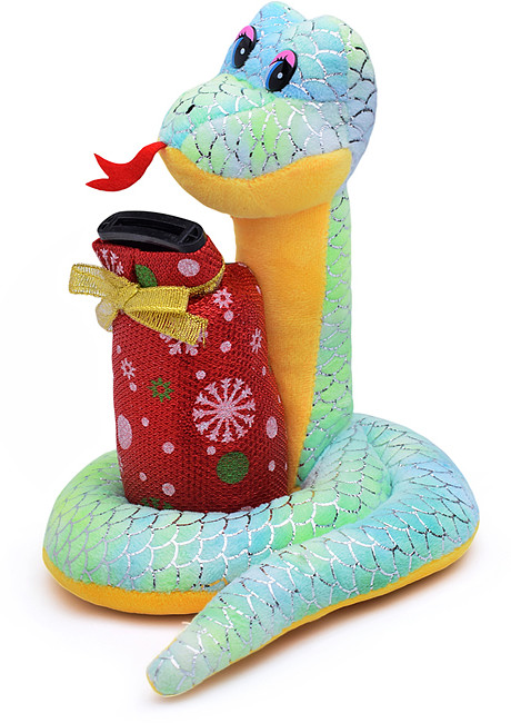 Игрушка мягкая «Змея с копилкой» | Мишуткин