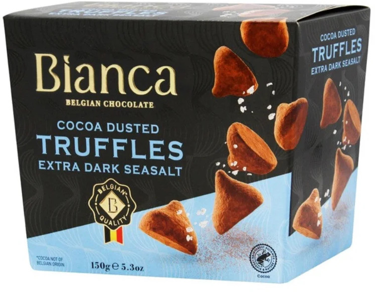 Трюфели бельгийские темные с морской солью «Extra Dark Seasalt» | Bianca