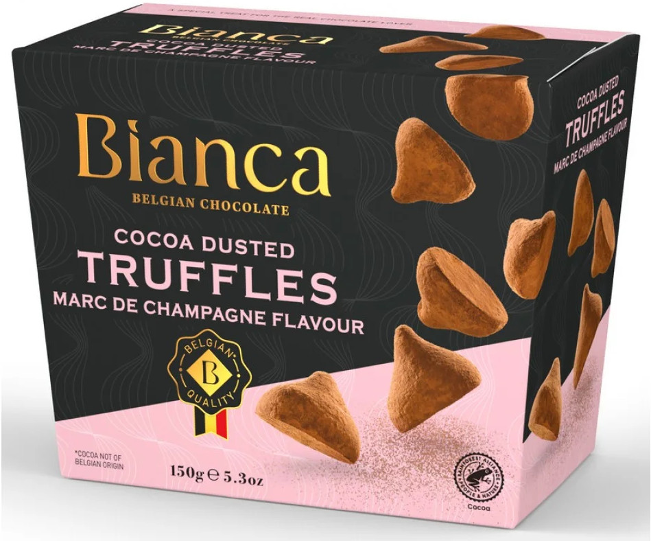 Трюфели бельгийские с начинкой на основе шампанского «Marc de Champagne» | Bianca